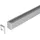 Kesseböhmer MosaiQ.1200 Set Aluprofil Linero Mosaiq Wandprofil - Edelstahloptik, Länge 1200 Mm -