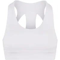 URBAN CLASSICS Ladies Sports Bra - weiß, - L