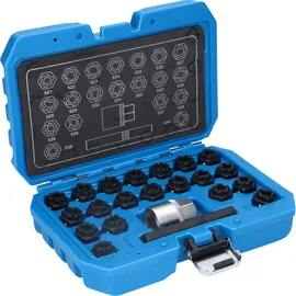 BRILLIANT TOOLS Felgenschloss-Sortiment für VW, 22-tlg
