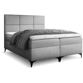 99rooms Ozzy Boxspringbett Kunstleder 180x200 cm Weiß