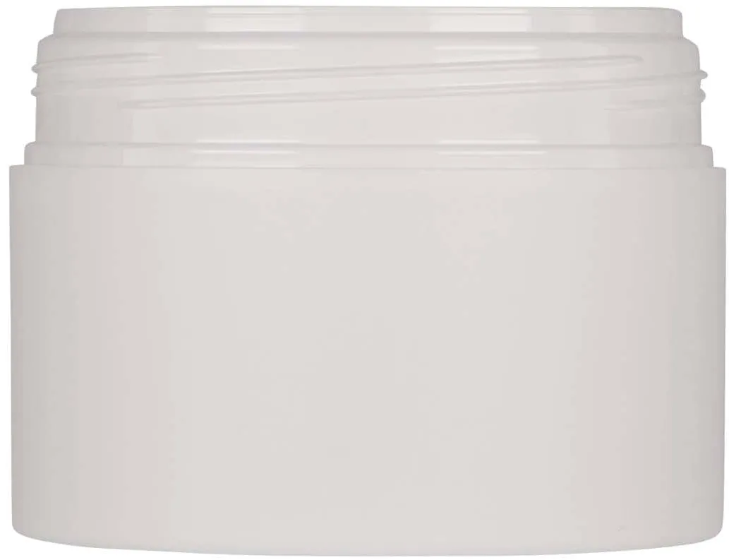Bote de plástico 'Antonella' de 150 ml, PP, blanco, boca: tapón de rosca