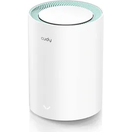 Cudy M1300 1-PACK mesh wi-fi system Dual-band (2.4 GHz / / ) Wi-Fi 5 (802.11ac) White Internal, Router, Weiss