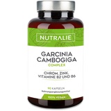 NUTRALIE Garcinia Cambogia 60% HCA Hochdosiert | 90 Vegane Kapseln | Nutralie