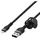 Belkin Flex Lightning/usb-a 1m mfi zert., Schwarz