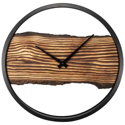 Wanduhr NEXTIME WALD - braun