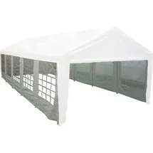 Siena Garden Seitenteile für Event Pavillon 4x10 m 4 Stück Weiß