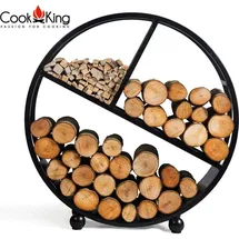 Cook King Kaminholzregal DIEGO Metall 80 cm Schwarz