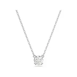 Swarovski Stilla Anhänger Kette mit Swarovski Kristallen Silber