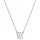 Swarovski Stilla Anhänger Kette mit Swarovski Kristallen Silber