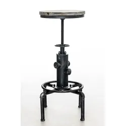 CLP Barhocker Lumos antik silber