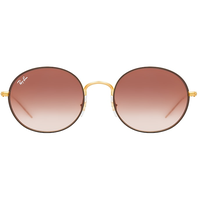 Ray Ban RB3594 rosegold / brown gradient red flash