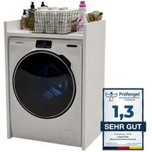 craftpak Waschmaschinenschrank 66 x 97 x 48 cm Weiß
