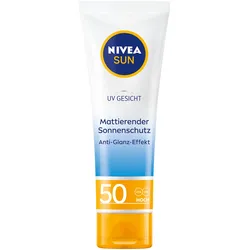 NIVEA SUN mattierender Sonnenschutz Anti-Glanz-Effekt LSF50
