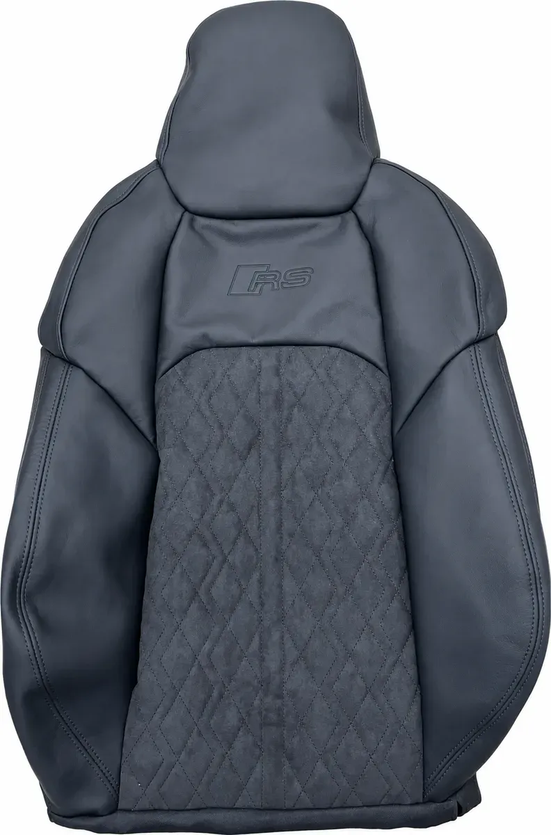 Originaler Sitzlehnenbezug (Alcantara/Kunstleder) links Vorne (Fahrerseite) Audi...