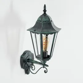 hofstein Wandleuchte (E27)  IP44 Schwarz/Grün
