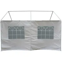 DEGAMO Seitenplane für Pavillon 4 m 4 x 0,3 m Weiß