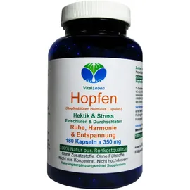 Vitalleben HOPFEN Hopfenblüten Kapseln 180 St.