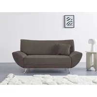 INOSIGN 2-Sitzer »Saltare, elegant und komfortabel, toller Designfuß«, grau