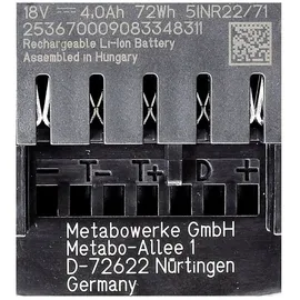 Metabo Basis-Set LiHD 18 V 3 x 4,0 Ah + Ladegerät 685132000