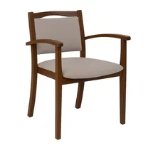 erides Armlehnstuhl Kunstleder grau
