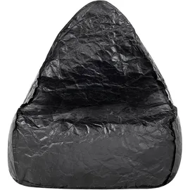 Beliani Sitzsack DROP Schwarz