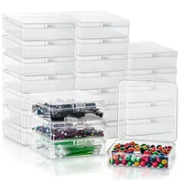 Belle Vous Aufbewahrungsboxen Klein Klare Plastikbox mit Schnappdeckel Set