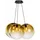 s.luce Orb Cluster 3-flg. 40 cm Rund / Gold Verlauf / Schwarz