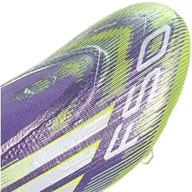 adidas F50 Elite Laceless FG Herren Purple Rush/Cloud White/Lucid Lemon 46