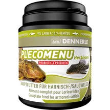 Dennerle Pleco Menu Herbivore 200 ml - Futter für Harnisch- und Saugwelse