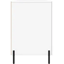 vidaXL Schreibtisch Hochglanz-Weiß 140x50x75 cm Holzwerkstoff - Weiß