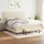 vidaXL Boxspringbett mit Matratze Creme 160x200 cm Stoff