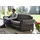 Hukla Couch Leder 3-Sitzer Schwarz