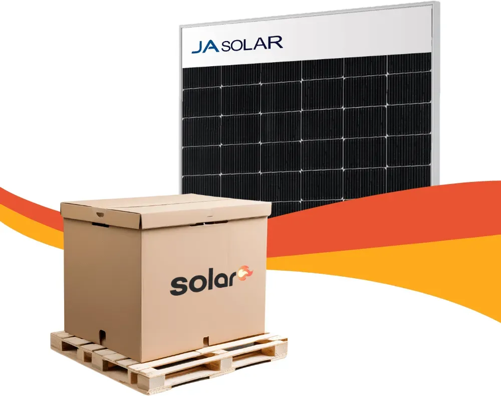 JA Solar (580 Wp) Solarmodul, JAM66D42-580/MB Doppelglas (Palette, 36 Stk.) 0 % für Privatkunden