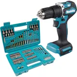 Makita DHP 487 Z Akku Schlagbohrschrauber 18 V 40 Nm Brushless + 102 tlg. Bit Bohrer Set - ohne Akku, ohne Ladegerät