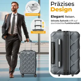 Kesser 4-Rollen 66 cm / 84 l grau