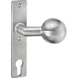 AMF Knopfkurzschild 439 Gekröpft Weiß