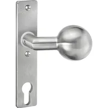 AMF Knopfkurzschild 439 Gekröpft Weiß