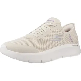 SKECHERS Go Walk Flex Off White Textile / Trim 40