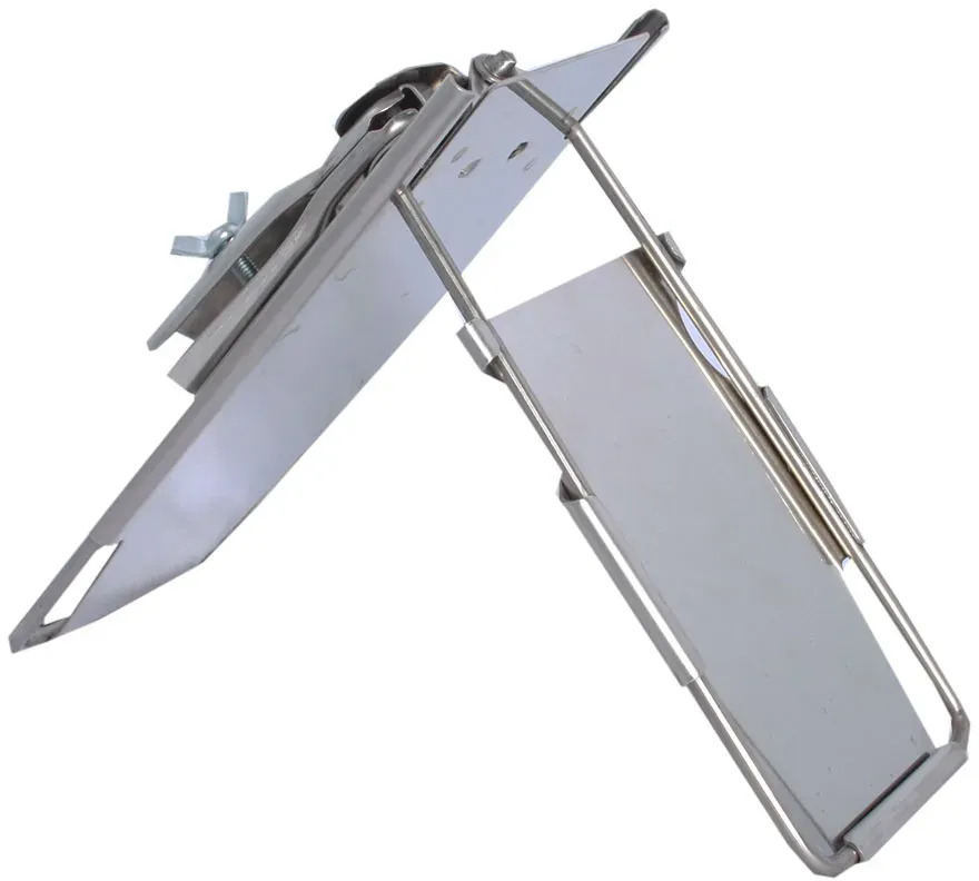 Axis Line 40cm Edelstahl Metall Komplettset superflach für unter die Couch