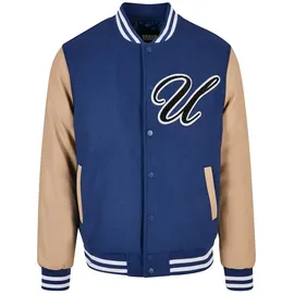 URBAN CLASSICS Big U College Bomberjacke Space Blue M