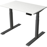 Kerkmann Smart office elektrisch höhenverstellbarer Schreibtisch weiß rechteckig, T-Fuß-Gestell grau 100,0 x 60,0 cm
