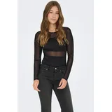 Only Langarmbody ONLESTHER Schwarz M (38)