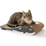 PETWERK® Katzenkratzbrett Wally | Katzenkratzpappe| Katzenkratzmöbel | Katzenflegeartikel