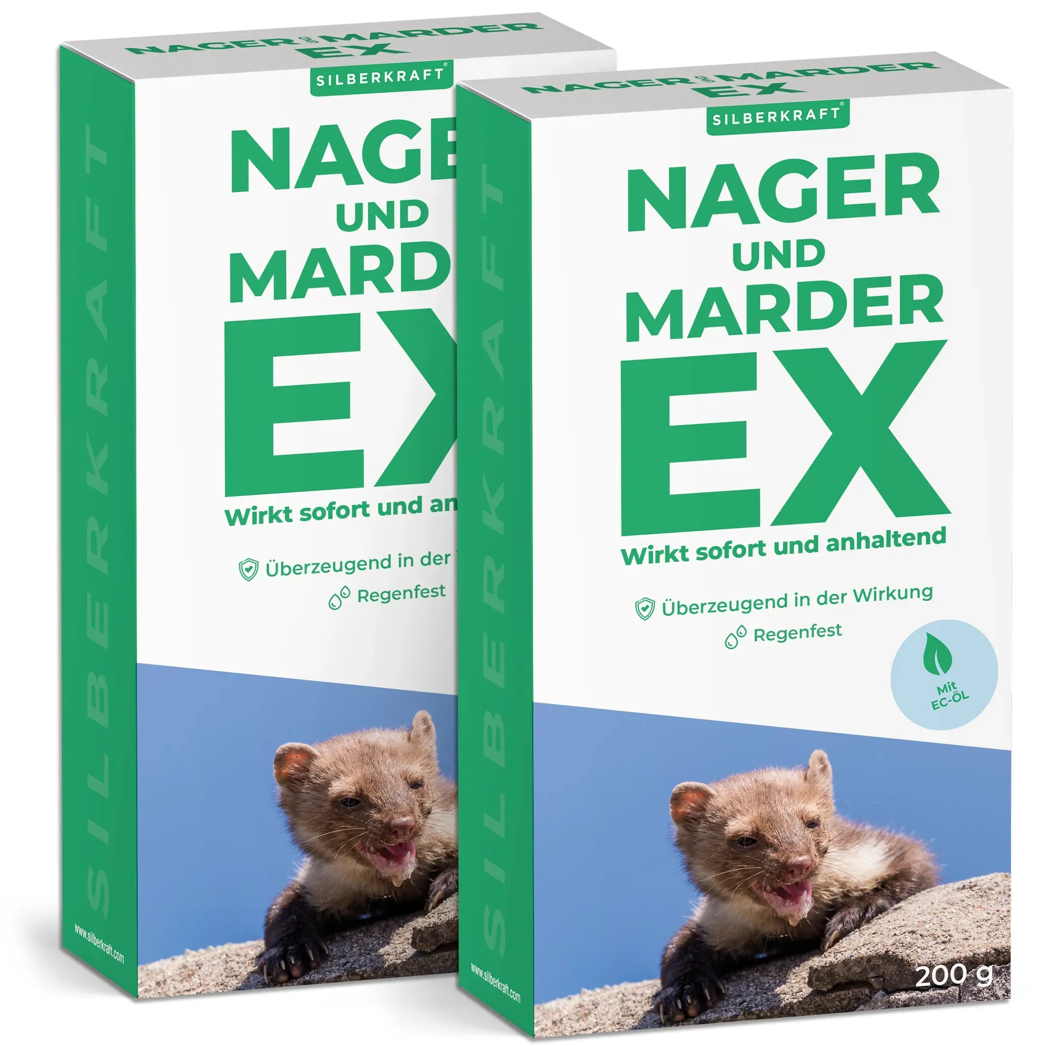 Silberkraft Ratten, Marder & Nager Ex Granulat 2x200 g