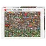 HUCH! Heye Standardpuzzle 3000 Teile - Football History