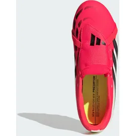 adidas Predator Club Fold-Over Tongue Firm Ground/Multi Ground Fußballschuh Kids, Lucid Red / Core Black / Cloud White, 37 1/3