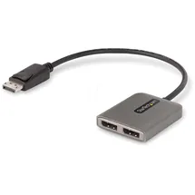 Startech StarTech.com 2-Port DisplayPort MST Hub, DVI 4.30 cm), Data - Adapter, DP auf 2x Dp 5K