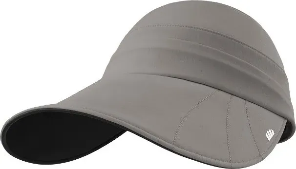 Beneunder BM53024, Damen-Outdoor-Sportkappe mit ultra breiter Krempe, atmungsaktiv und bequem, Grau.