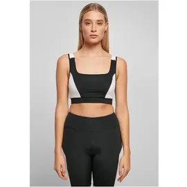 URBAN CLASSICS Color Block Sport-bh Black / White S