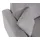 Mendler Eckcouch mit Bettkasten 2-Sitzer Grau